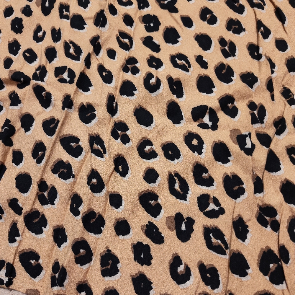 Target a New Day Cheetah Leopard Animal Print Midi Skirt - Picture 7 of 8